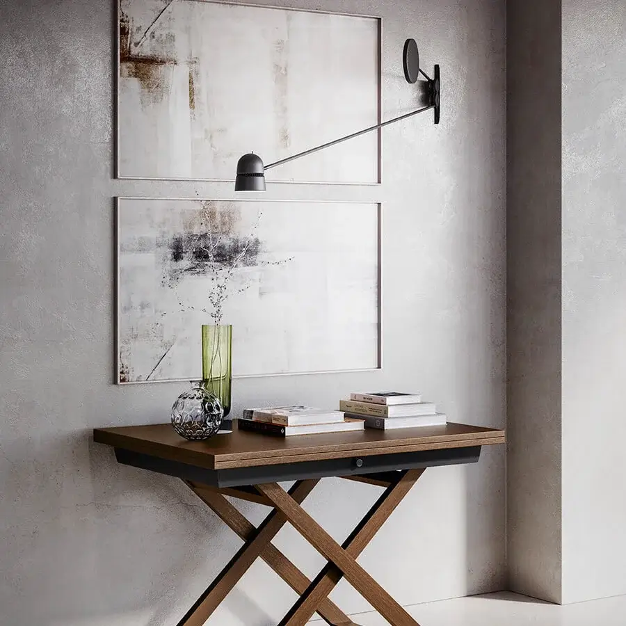 Captivating Luceplan Counterbalance wall lamp crafted in matte black painted steel with a sleek aluminum head