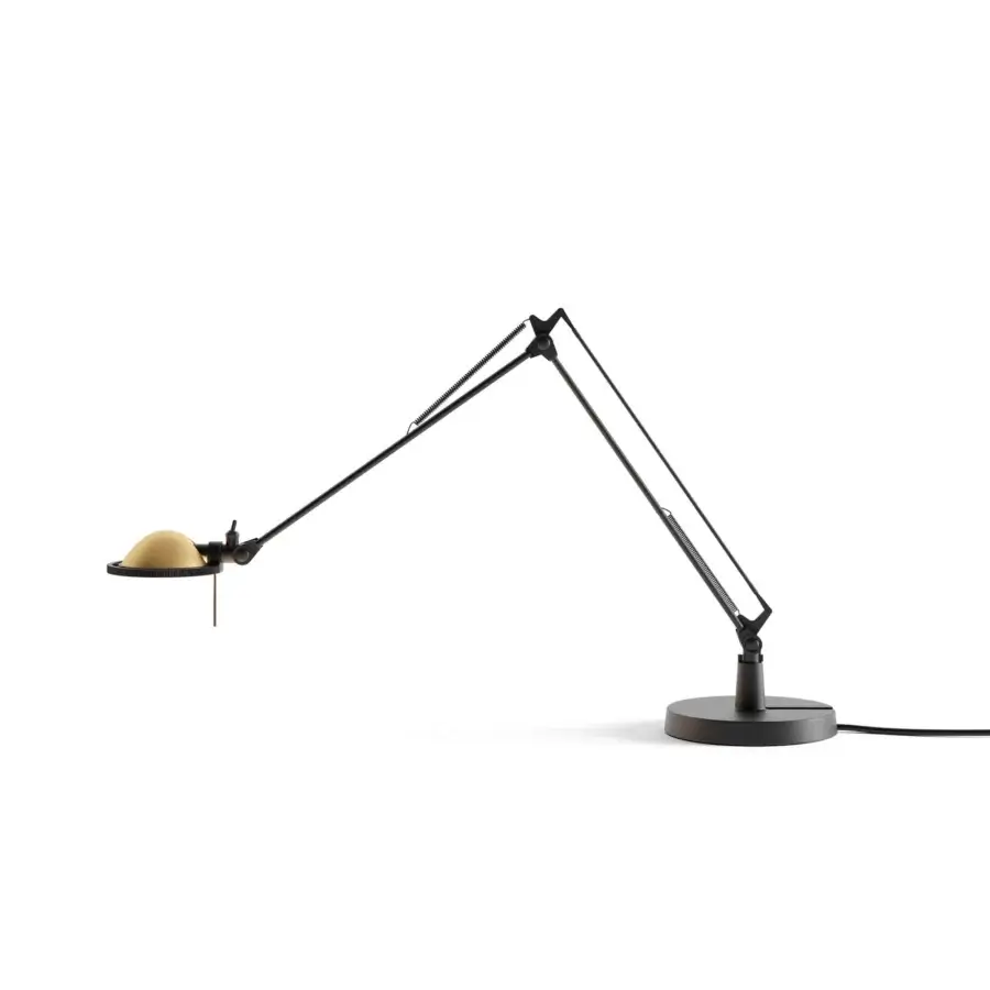 Superior Luceplan Berenice lamp built in die-cast aluminum and Rynite with a matte dark gray finish