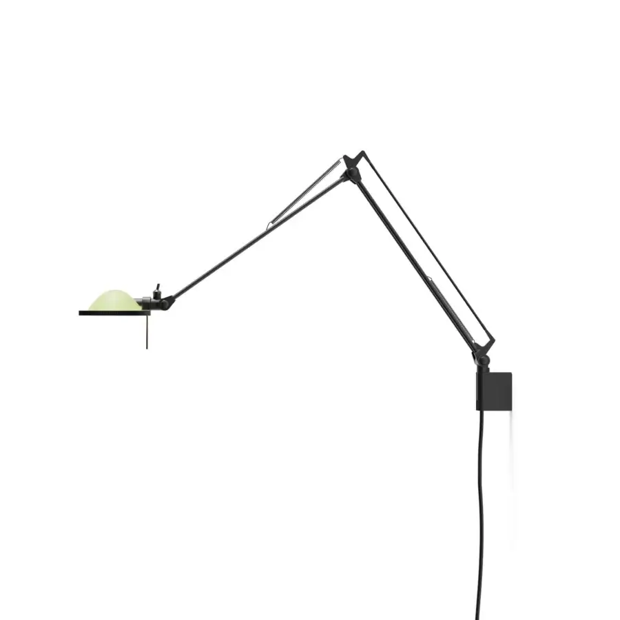 Distinguished Luceplan Berenice wall lamp crafted in metal with a matte black finish for focused illumination