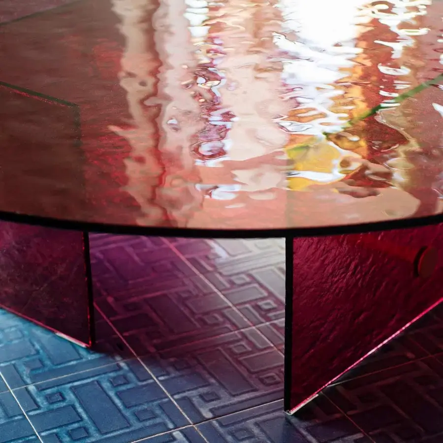 Double L Glaze Coffee Table #4