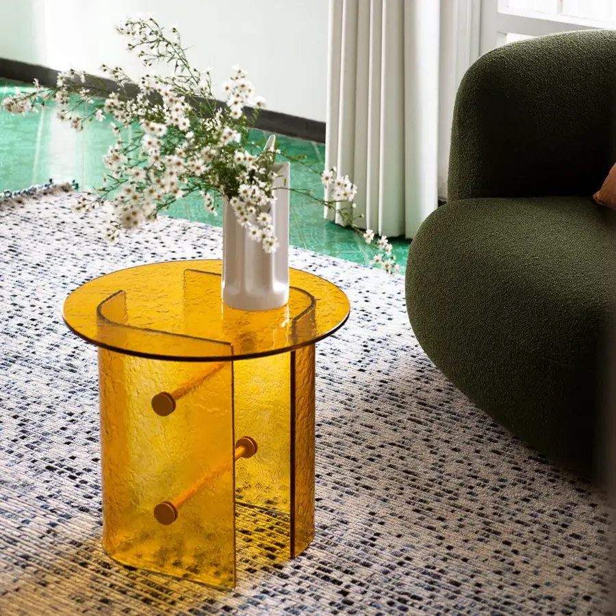 Double L Glaze Coffee Table #7