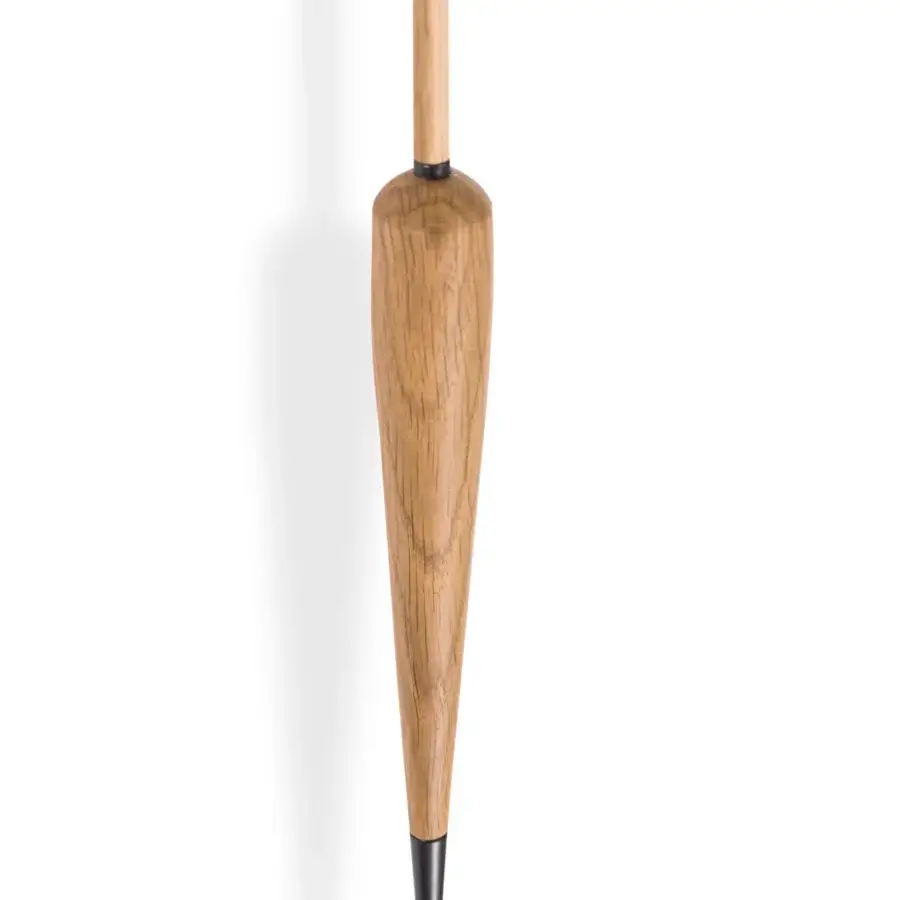 Distinguished Nomon Punto y Coma Premium clock crafted in walnut wood with brass detailing and satin finish