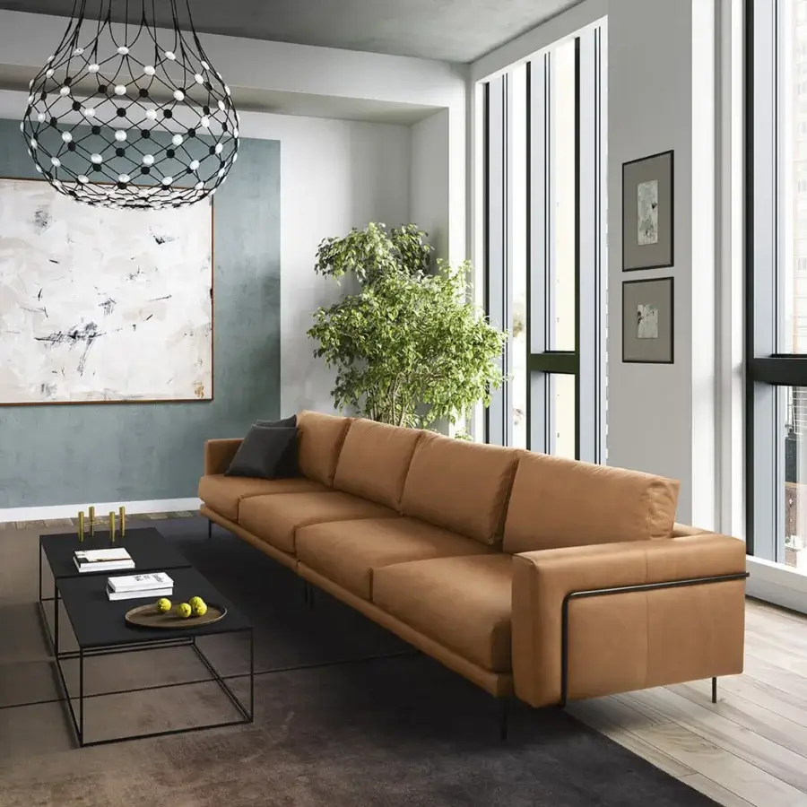 Captivating Luceplan Mesh suspension lamp with a delicate network of flexible steel cables and matte black finish