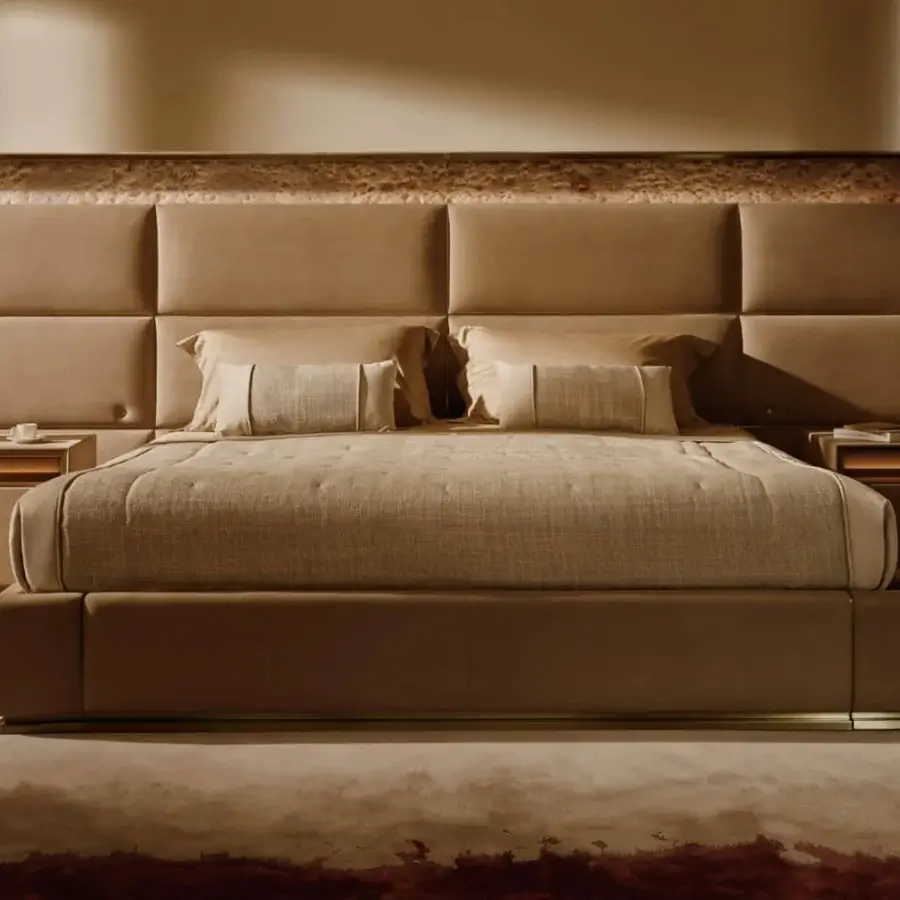 Captivating Visionnaire Giano table lamp with a satin steel frame and borosilicate glass rods in PVD gold finish