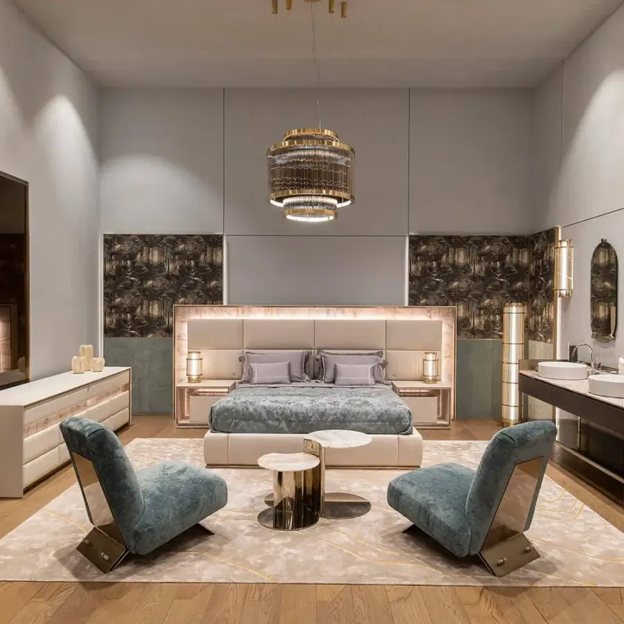 Exclusive Visionnaire Giano suspension lamp crafted with satin steel and Pyrex glass rods exhibiting interwoven illuminated lines