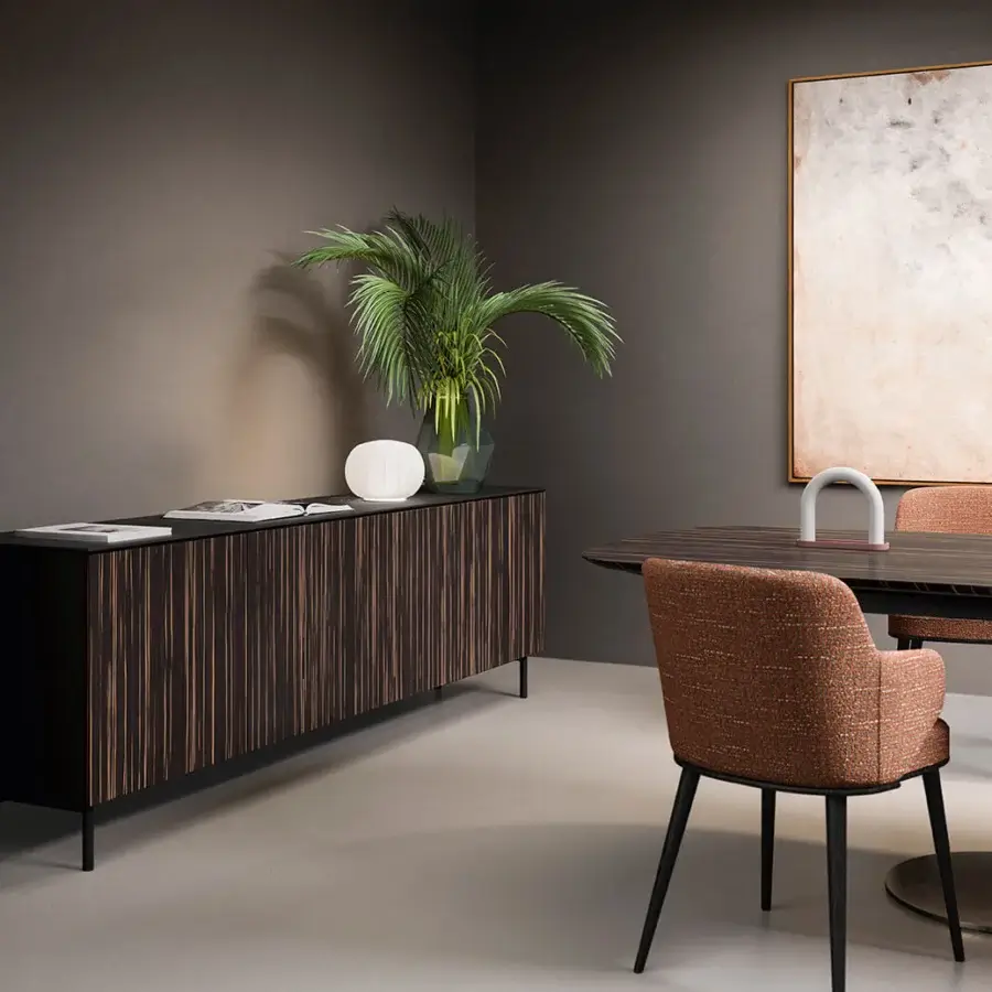 Distinguished Luceplan Lita table lamp with opaline blown-glass diffuser and brass-finished aluminum frame