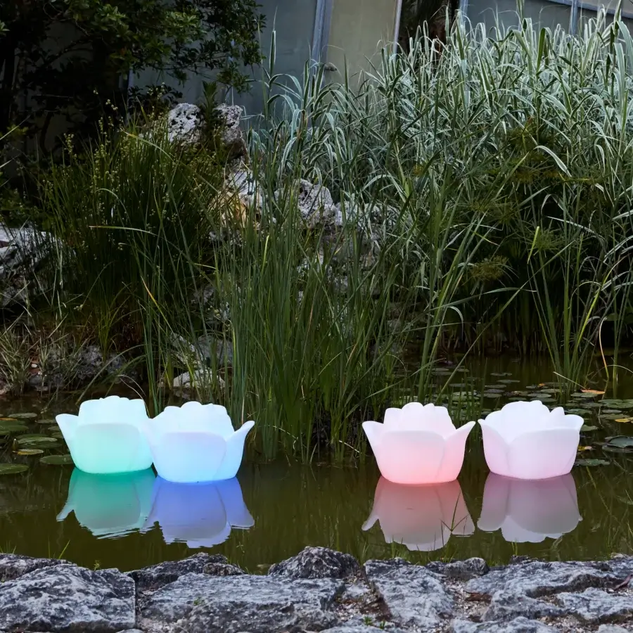 Distinguished MY YOUR Baby Love Floating Pool Lamp lamp crafted with aluminum and translucent Poleasy lampshade in pastel shades