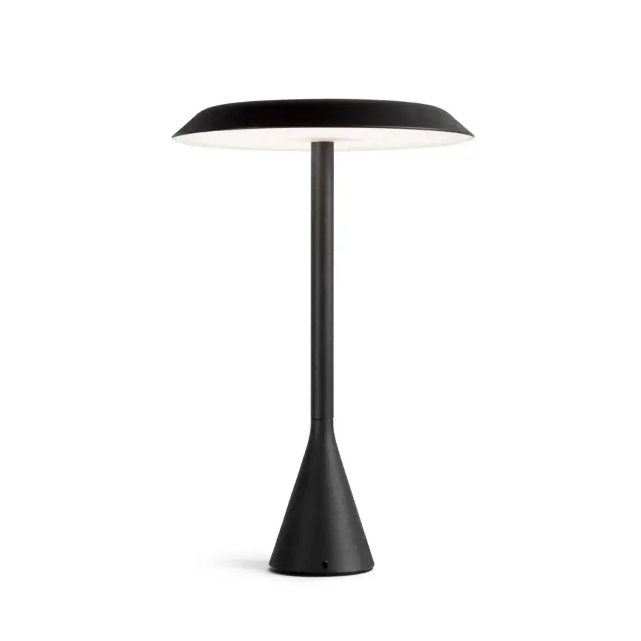 Exclusive Nemo Panama Mini table lamp with durable methacrylate and balanced polycarbonate reflector in a matte finish