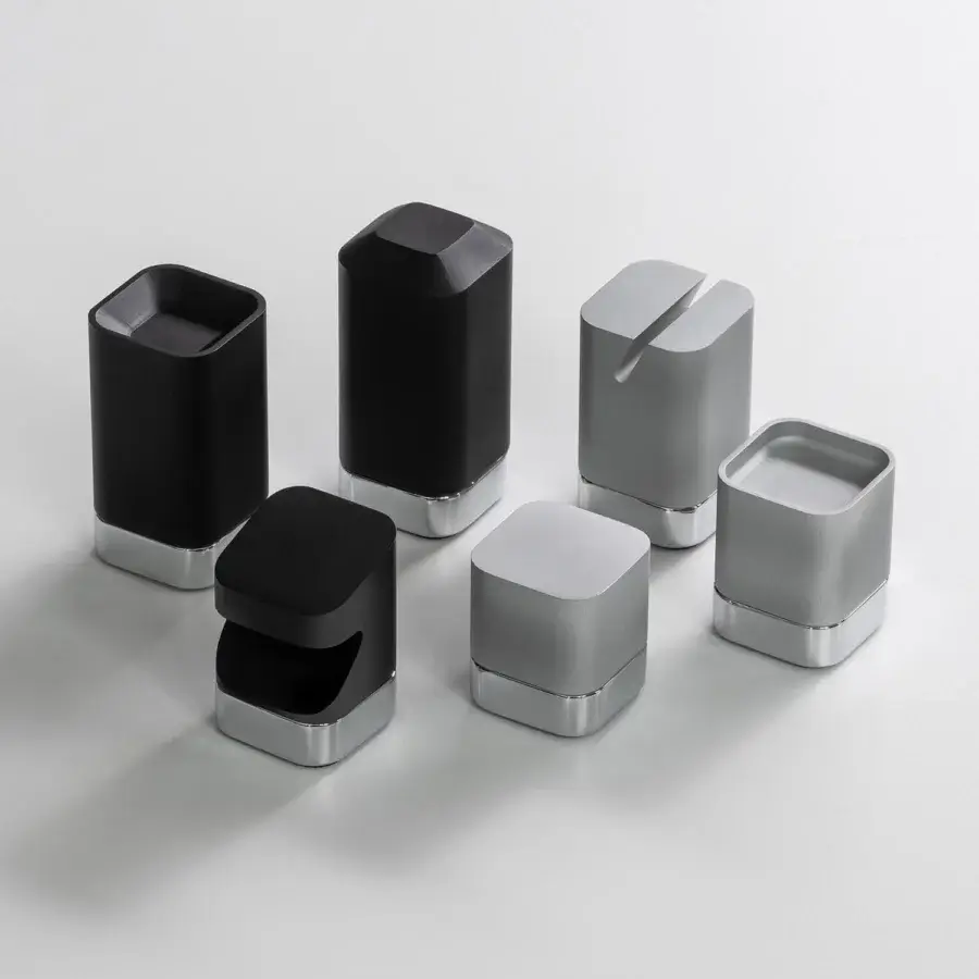 Exceptional Impatia Mossa chess/checkers table crafted with wood, fine leather, glass, and polished silver metallic bases