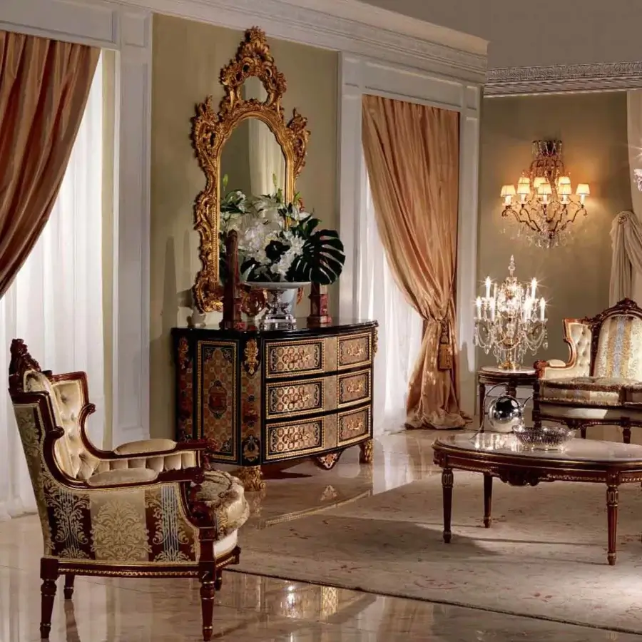 Exquisite Zanaboni W020 sideboard built in glossy ebony with inlaid wood and golden floral patterns