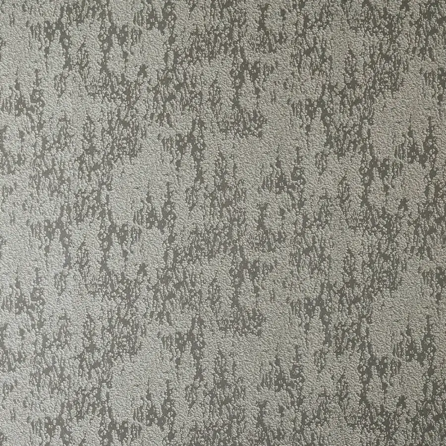 Elegant Wall&Decò Mose wallpaper crafted in muted gray with an embossed, organic vinyl surface and non-woven fabric backing