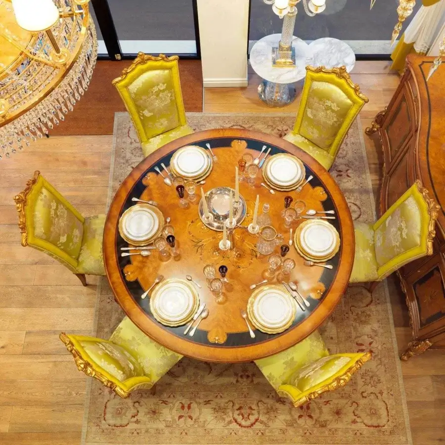 Distinguished Zanaboni S/4200 chair crafted in vibrant yellow floral textile with a glossy gilded wood frame