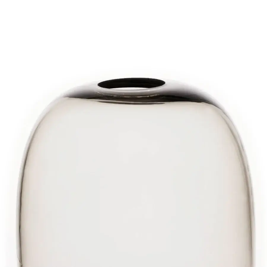 Exceptional Ethimo Lucerna table lamp crafted in translucent material with glossy finish and warm 3000K LED lighting