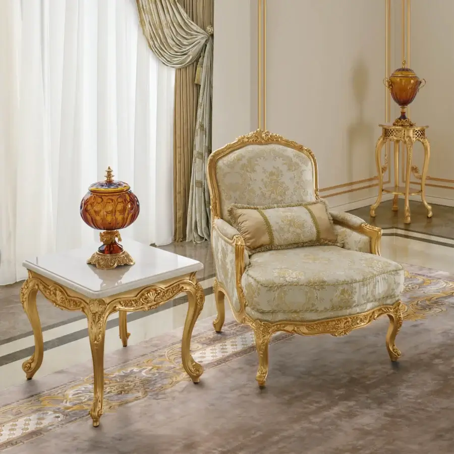 Palatial Elegance Lounge Chair #8