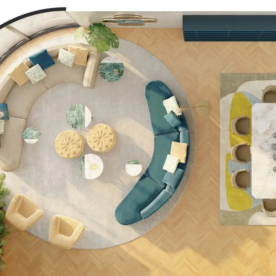 Franklin Curved Sofa #9