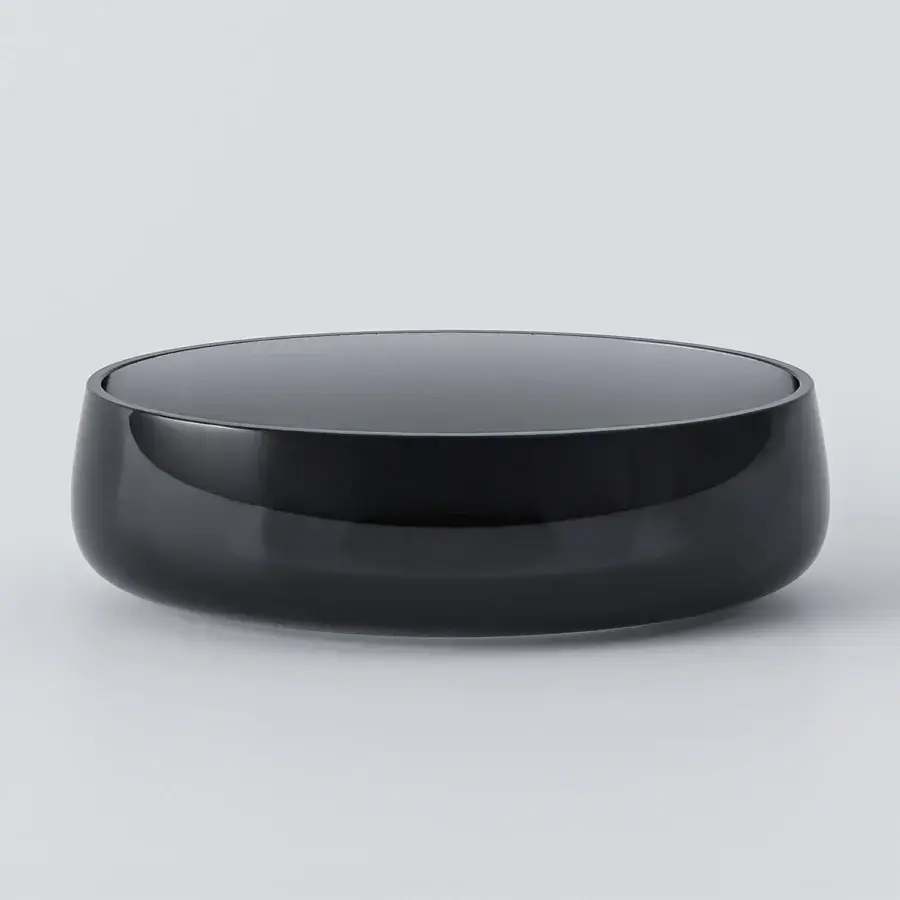 Distinguished Norah Design EYBA 02 washbasin crafted in dark Norahcryl with a velvety matt surface