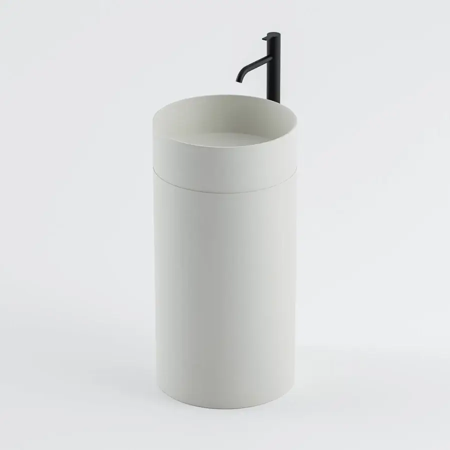 Exceptional Norah Design RNCN 02 washbasin crafted from bicolor Norahcryl with a velvety matt finish