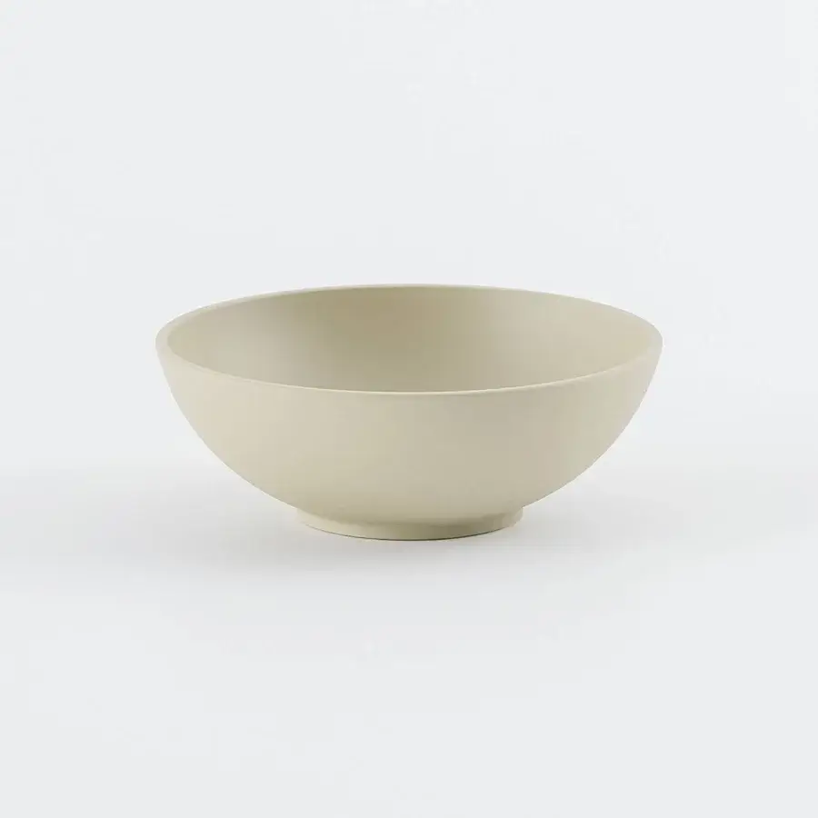 Superior Norah Design RNBA 03 washbasin in muted olive-green Norahcryl with a velvety matt finish