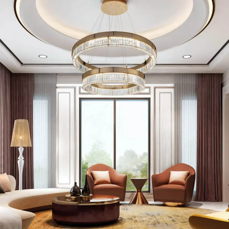 Exceptional Patrizia Garganti Gisele suspension lamp with warm white LED illumination crafted in Italy for balanced, enveloping light