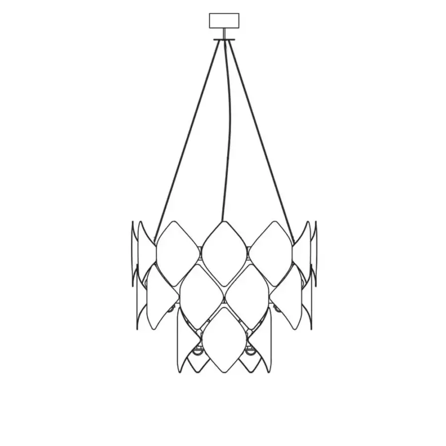 Holly Units Chandelier #22