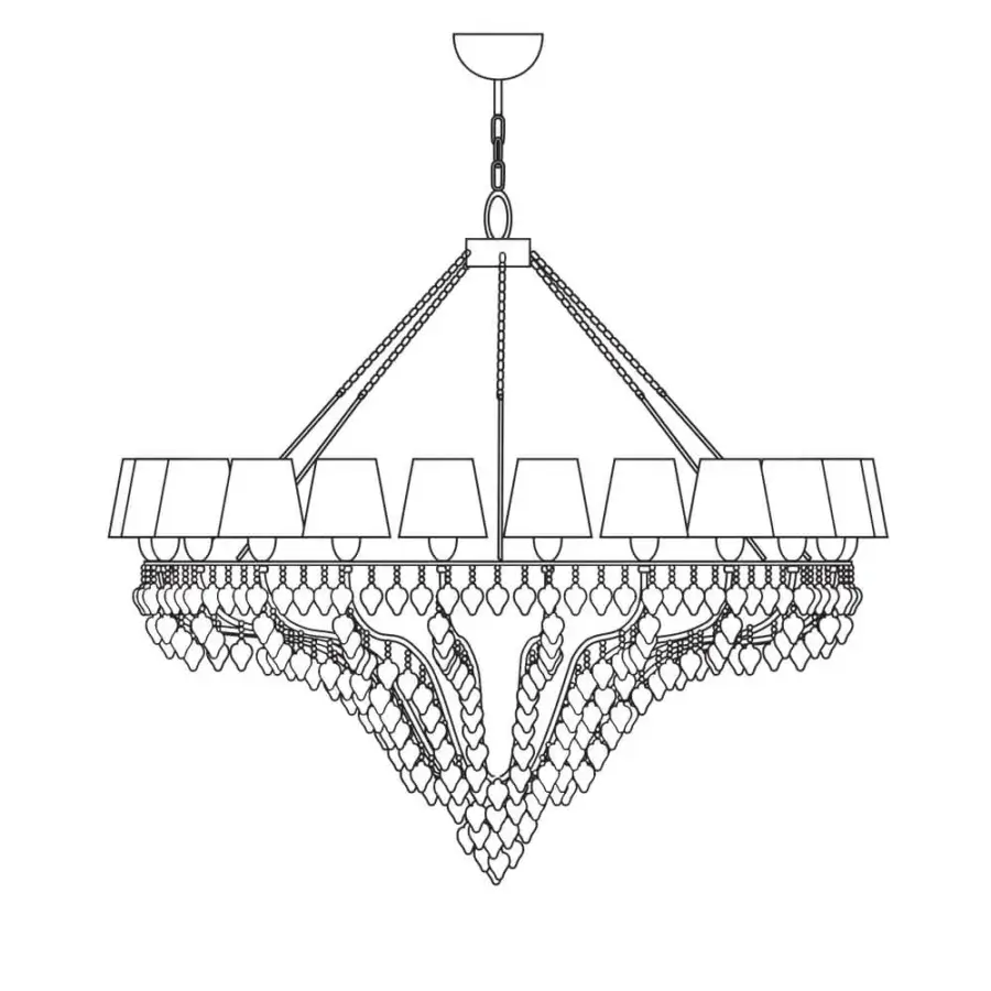 Ophelia Chandelier #9