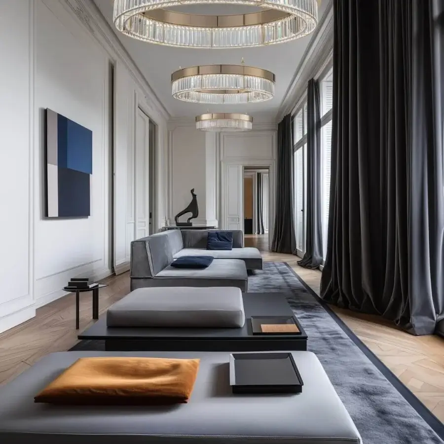 Gisele Round Suspension Lamp #7
