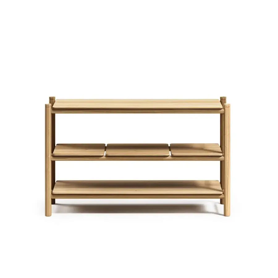 Refined Atmosphera Panama console crafted in timber with a satin finish and visible wood grain