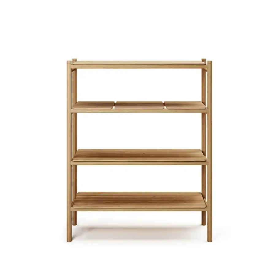 Exceptional Atmosphera Panama cabinet crafted from timber with grooved detail and a smooth satin finish