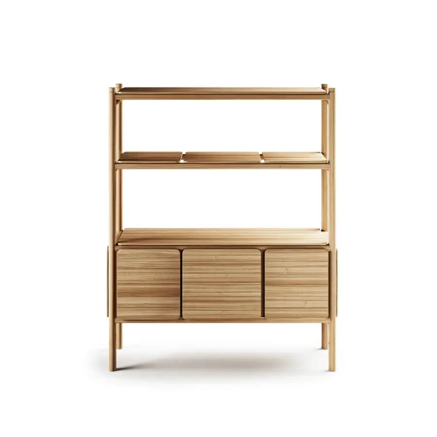 Superior Atmosphera Panama cabinet crafted in warm beige timber with rounded edges and a matte finish