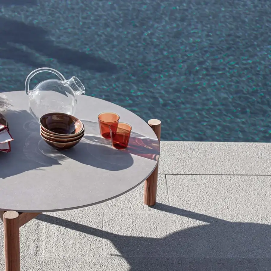 Lodge Round Coffee Table #3