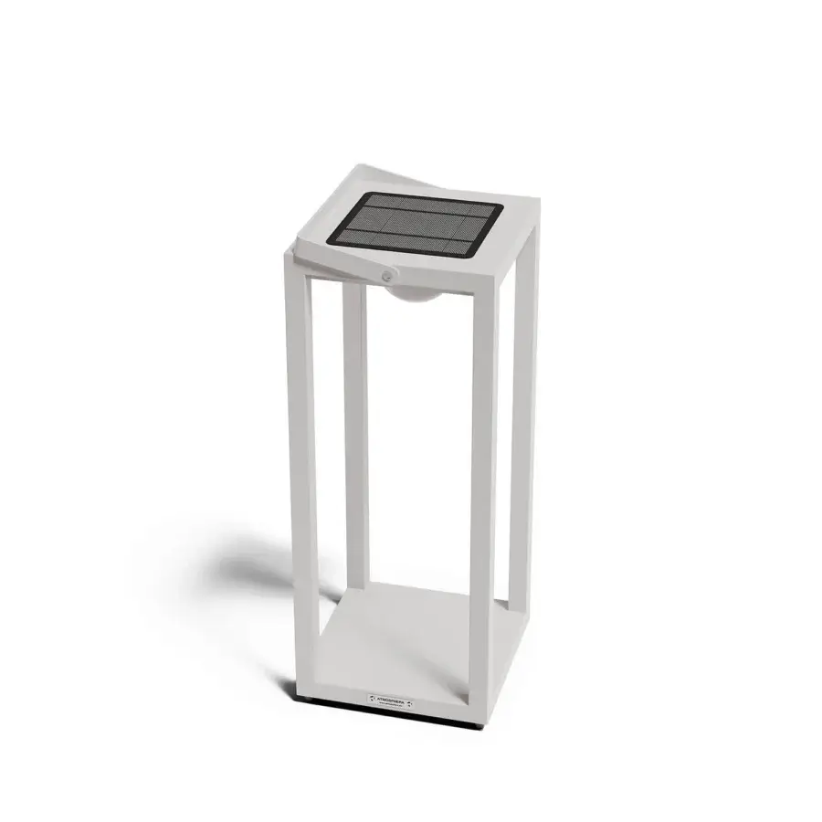 Distinguished Atmosphera Astro floor lamp with aluminum construction and matte white finish offering a 3000K LED glow