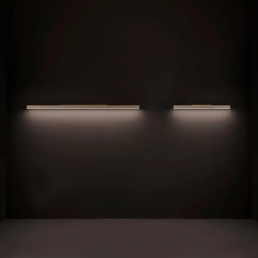 Elegant Contardi Fly Picture lamp in sleek metal with satin finish provides balanced illumination