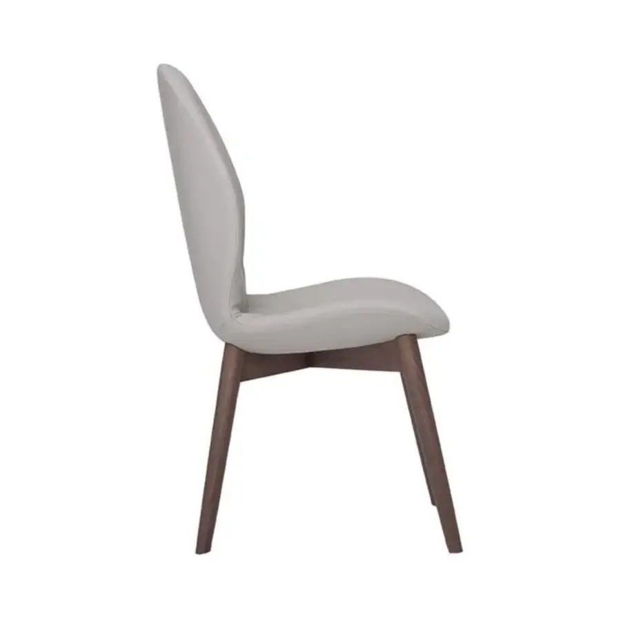 Superior Tonin Casa Sorrento easy chair crafted in Italy with smooth leather-like upholstery and satin-finish wooden frame