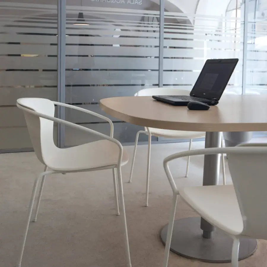 Captivating Serralunga Solea chair molded from LLDPE with integrated armrests and a smooth matte finish