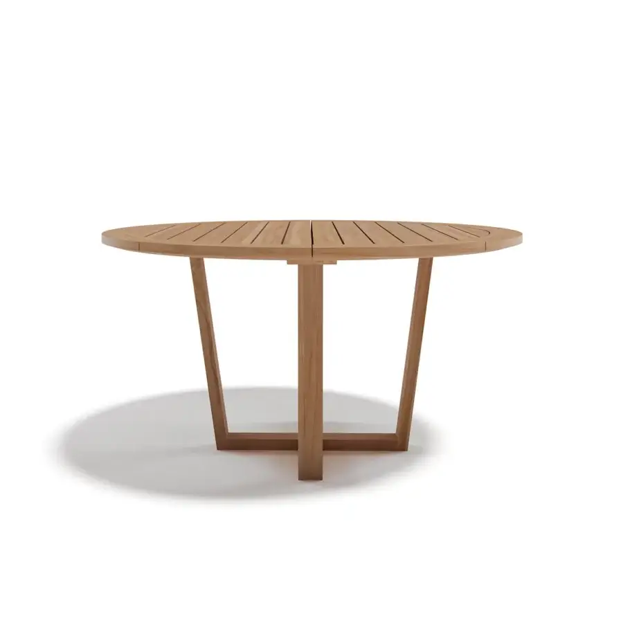 Superior Atmosphera Desert table crafted from Asian TEAK wood with a natural oil finish and radial slats