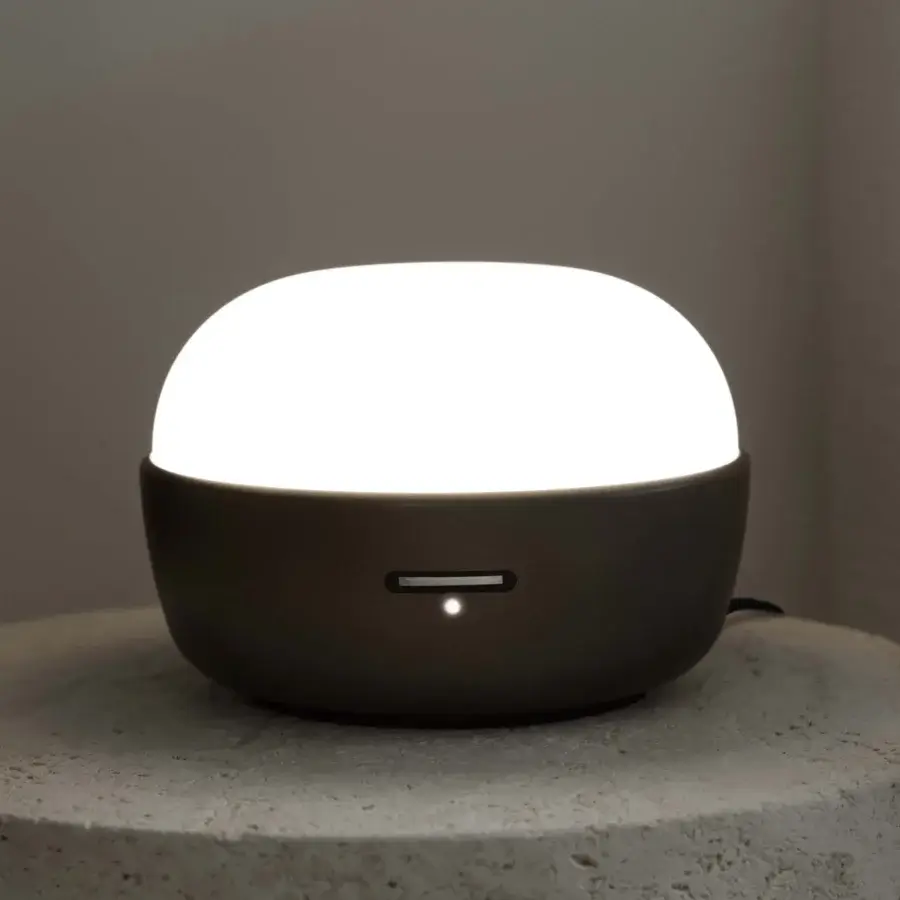 Superior Contardi Kiki table lamp set with gradient finish and white opal glass diffuser crafted in Italy