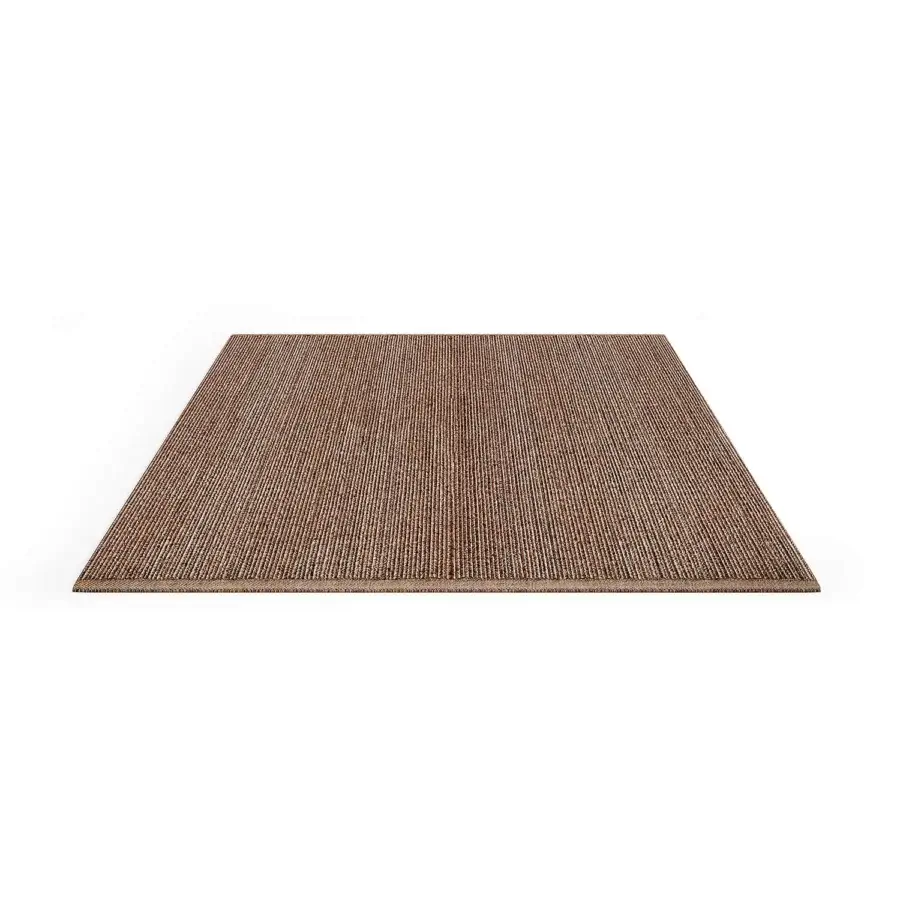 Superior Atmosphera Raffaello rug woven with polypropylene and polyester in earthy brown and beige tones with a matte finish
