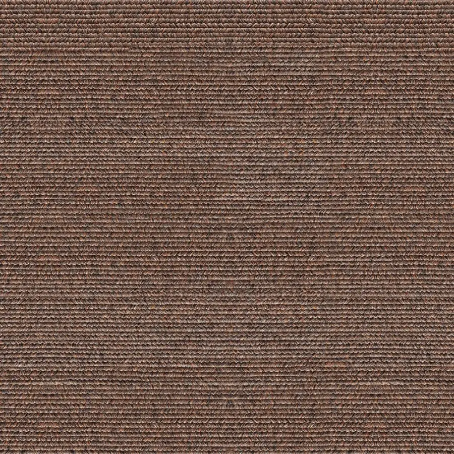 Superior Atmosphera Raffaello rug crafted in muted brown with a ribbed texture from polypropylene and polyester