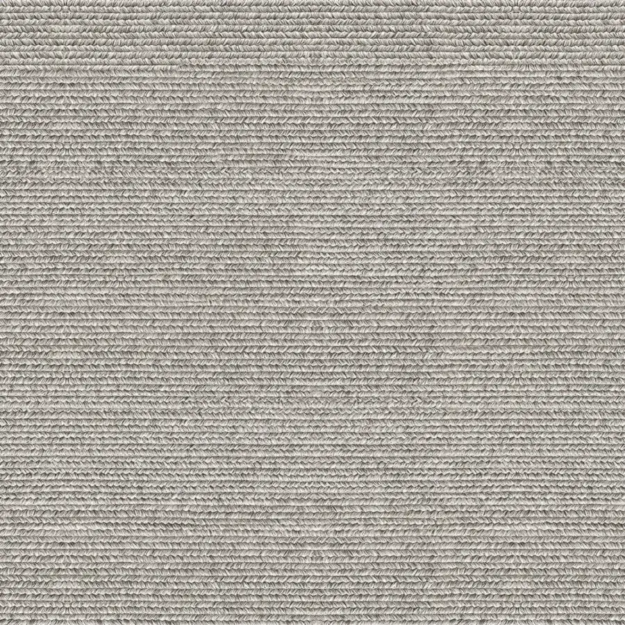 Refined Atmosphera Raffaello rug hand woven in neutral gray polypropylene and polyester with a subtly textured surface