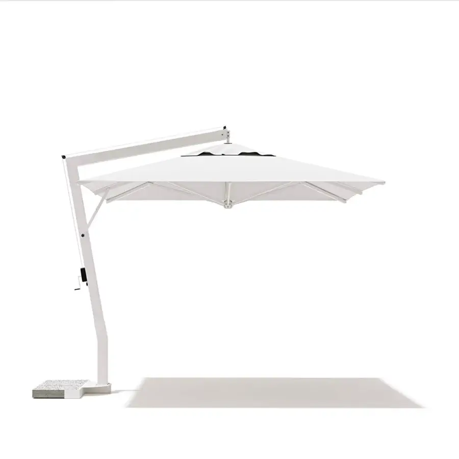 Distinguished Atmosphera Ditex Umbrella parasol with durable acrylic canopy and sleek matte white aluminum frame