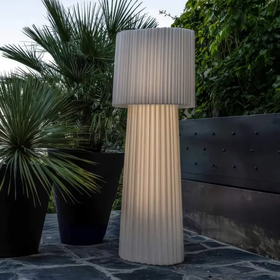 Ruffle Floor Lamp #1