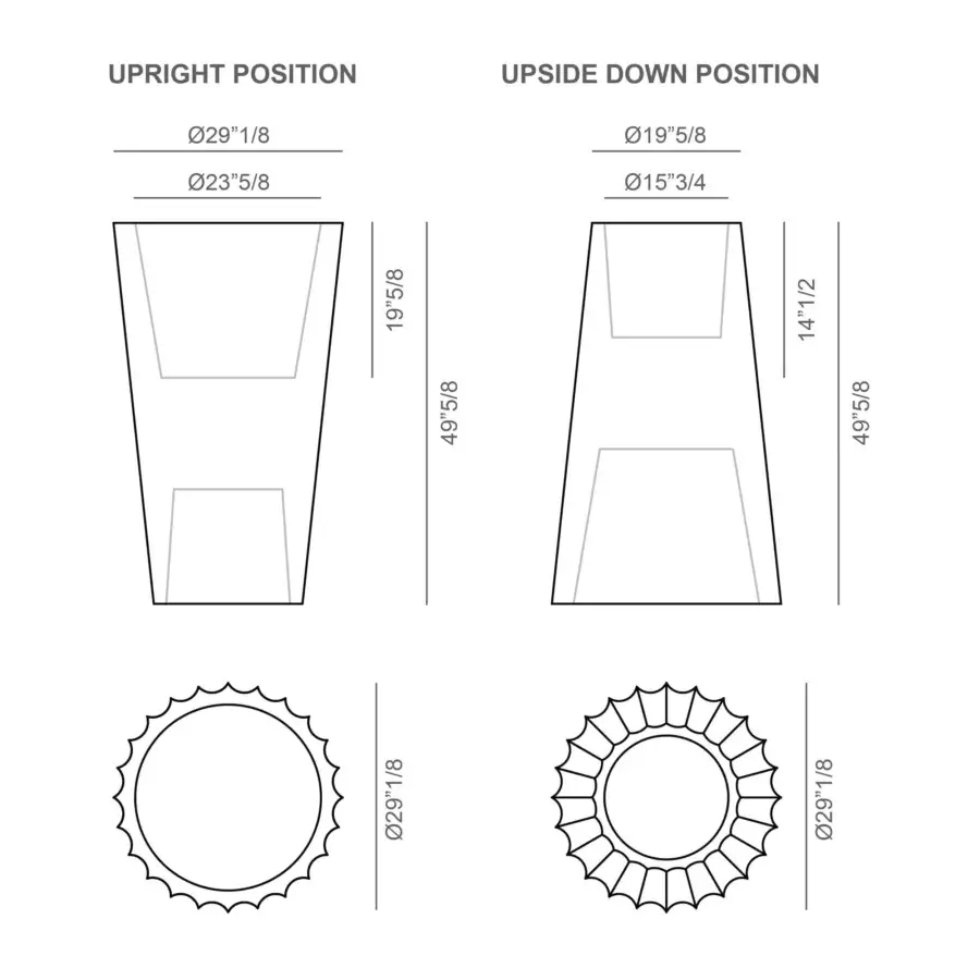 Eufronio Reversable Planter #5