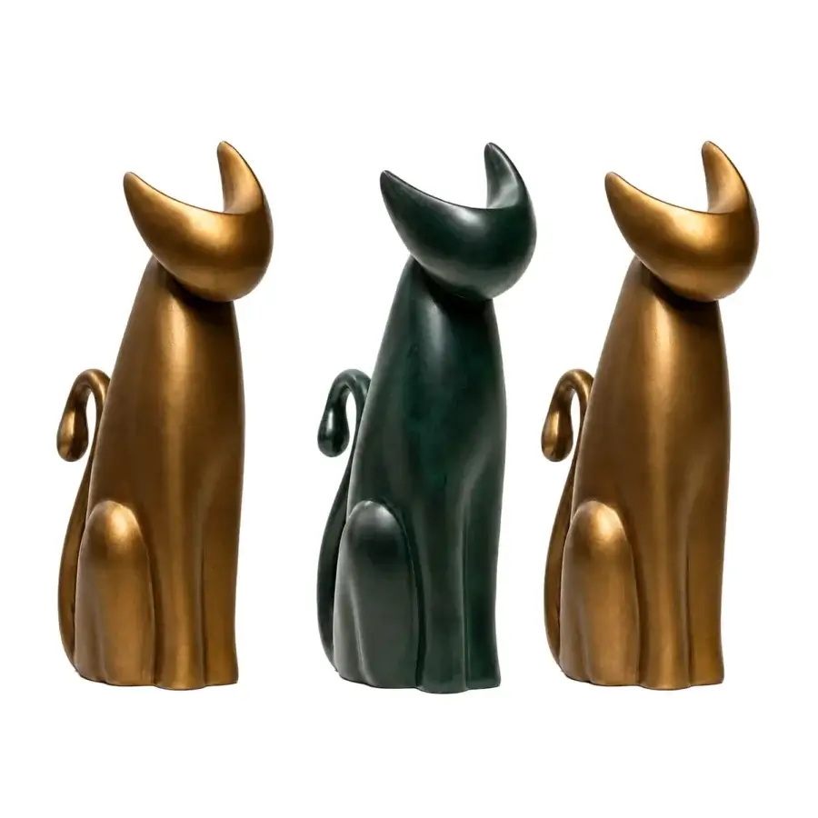 3 The Cat Pack - Unicolor Sculptures #4