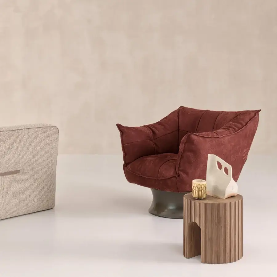 Donaldina Swivel Lounge Chair #6