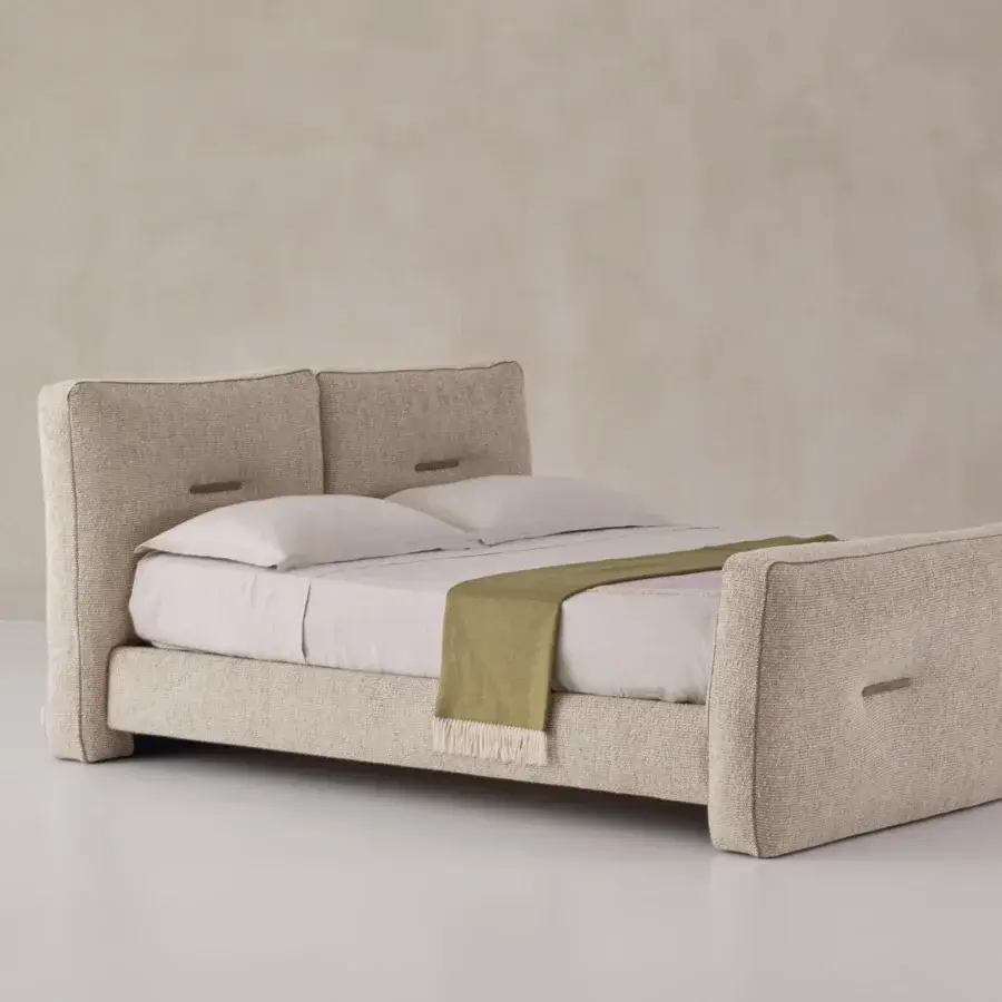 Loden Bed with Footboard #4