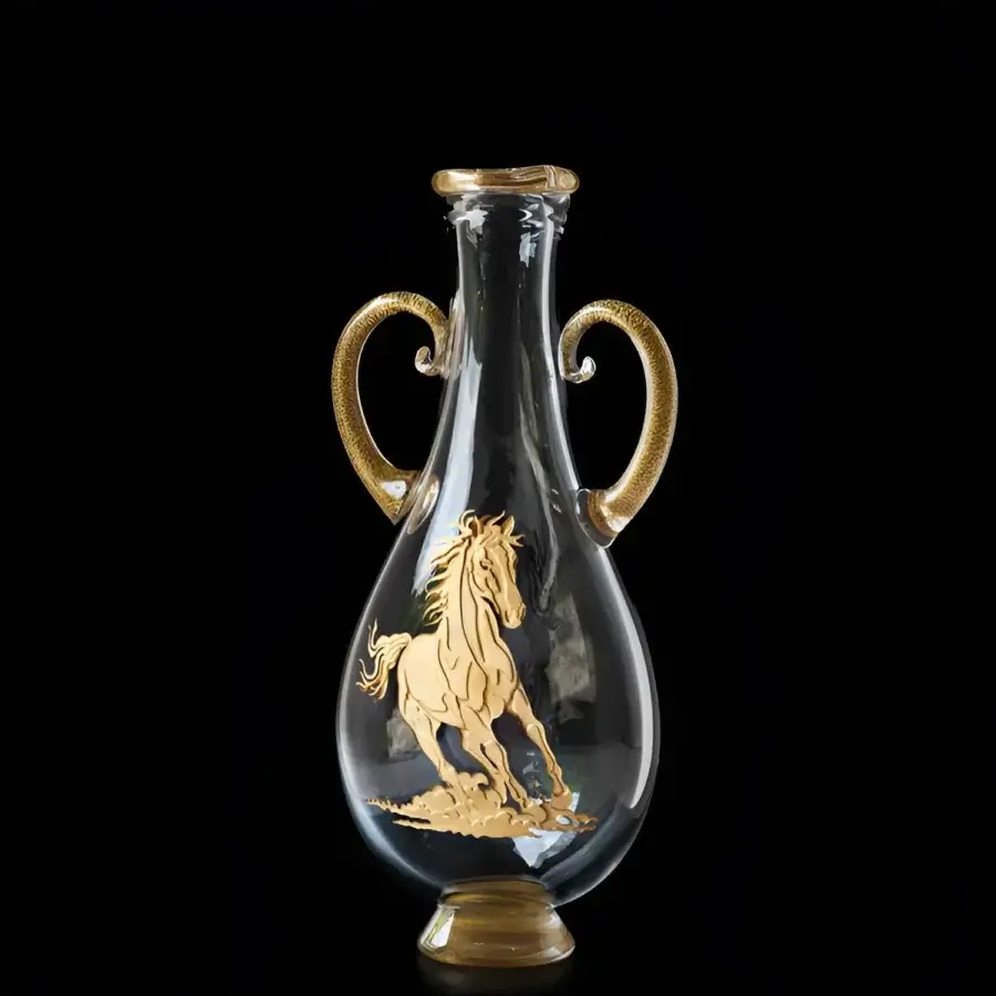 Horse Galopping Drop Amphora #1