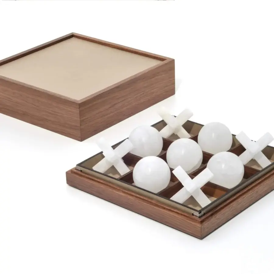 Alabaster Tic Tac Toe Set #5