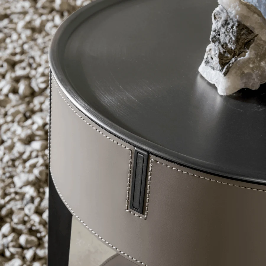 Round Tray Nightstand #3