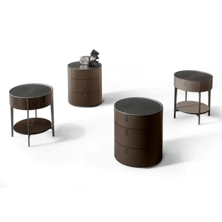 Round Tray Nightstand #4