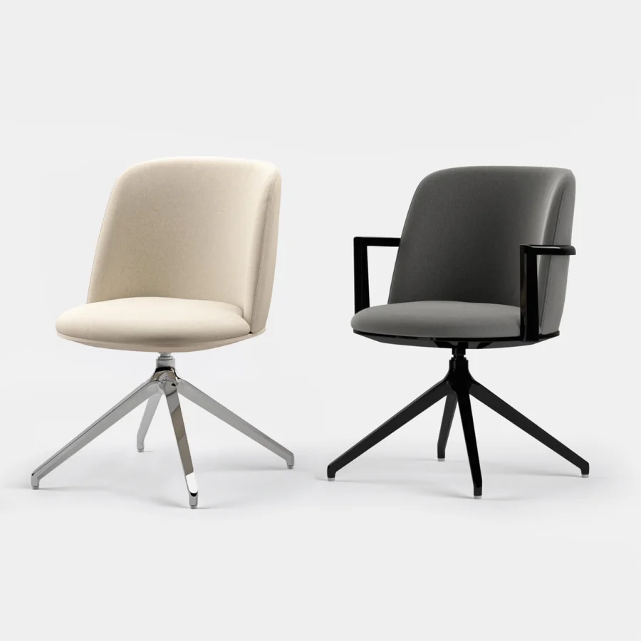 Kaleido Swiveling Chair & Armchair #2